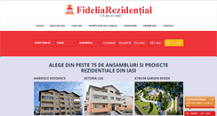 Desktop Screenshot of fidelia-rezidential.ro